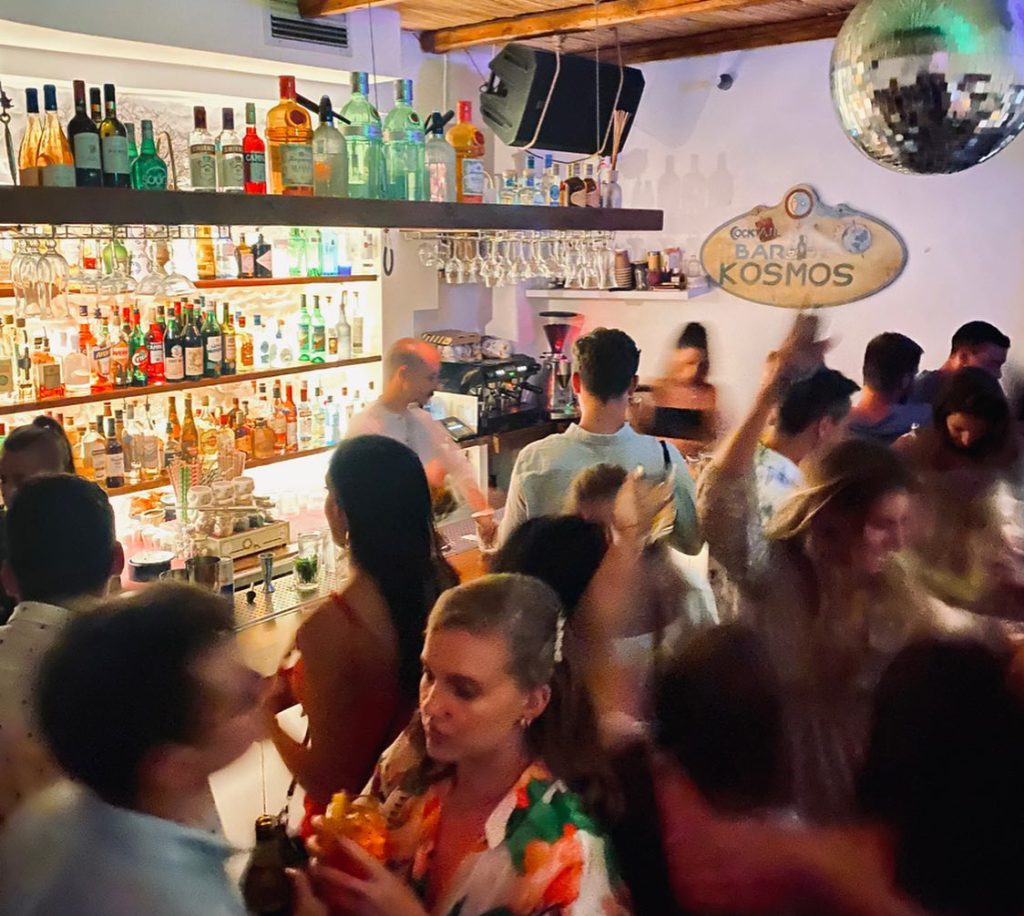 paros nightlife Kosmos Cocktail Bar