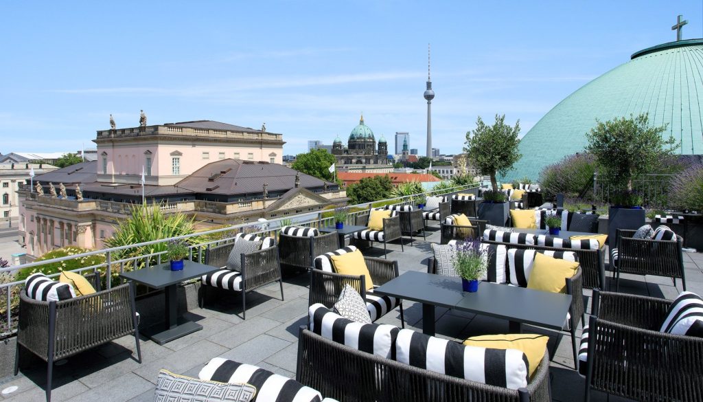 The Rooftop Terrace at Hotel de Rome